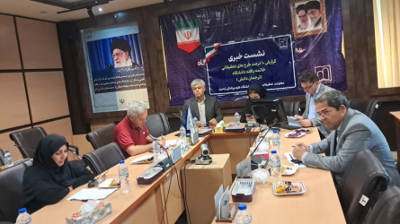 برگزاری نشست خبری گزارش ۱۰ درصد طرح های تحقیقاتی خاتمه یافته دانشگاه چهار ماه اول ۱۴۰۴)